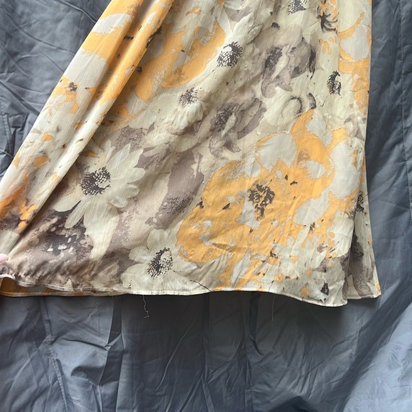 Vero Moda Yellow‎ Tan Halter Maxi Sundress CLEARANCE - Picture 4 of 10